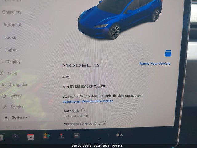 2024 TESLA MODEL 3 5YJ3E1EA5RF750630 Photo 6