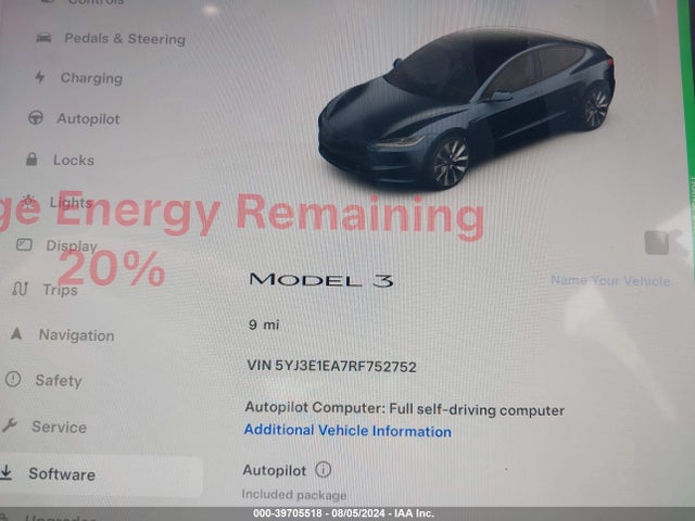 2024 TESLA MODEL 3 5YJ3E1EA7RF752752 Photo 6