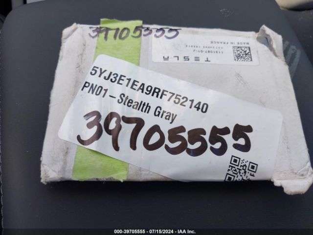 5YJ3E1EA9RF752140 Tesla Model 3 Rear-wheel Drive
