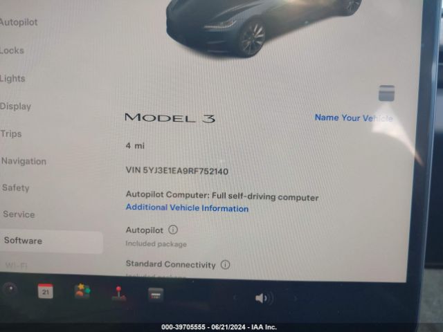 5YJ3E1EA9RF752140 Tesla Model 3 Rear-wheel Drive