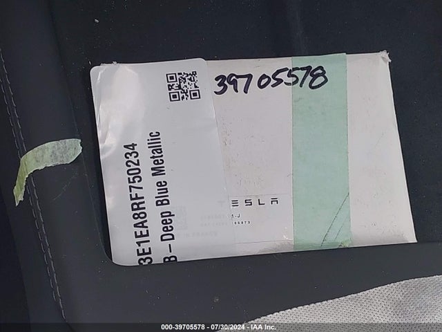2024 TESLA MODEL 3 5YJ3E1EA8RF750234 Photo 10