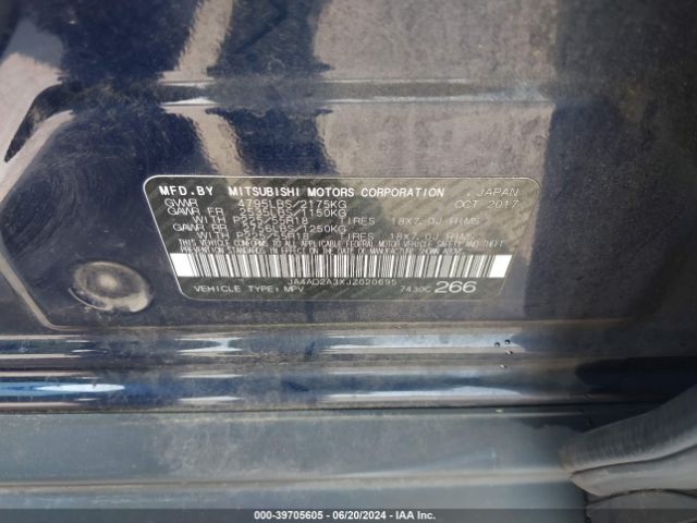JA4AD2A3XJZ020695 Mitsubishi Outlander Es