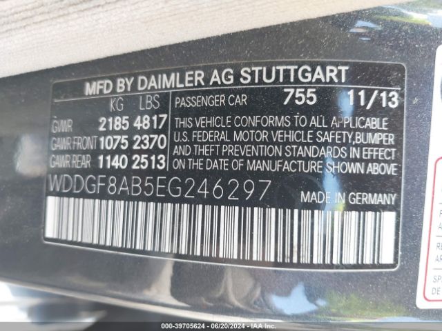 WDDGF8AB5EG246297 Mercedes-Benz C 300 Luxury 4matic/sport 4matic