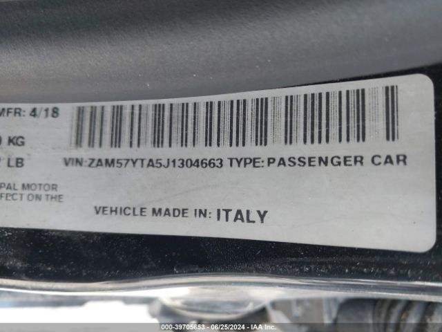 ZAM57YTA5J1304663 Maserati Ghibli S Q4