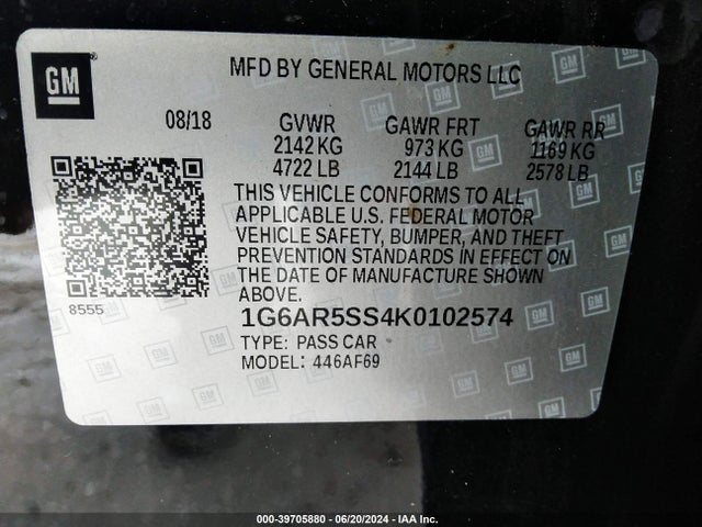 Cadillac CTS LUXURY 2019 1G6AR5SS4K0102574 Image 9