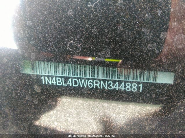 1N4BL4DW6RN344881 Nissan Altima Sv Intelligent Awd