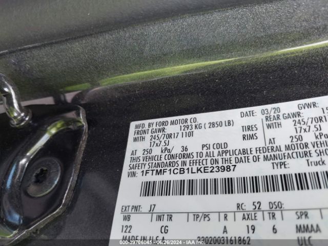 1FTMF1CB1LKE23987 Ford F-150 Xl
