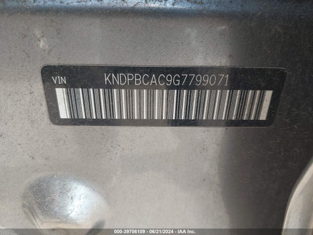 KIA Sportage Lx 2016 KNDPBCAC9G7799071 Image 9