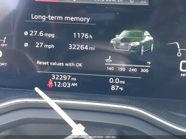 WAUEAAF47NN003830 Audi A4 Premium Plus 45 Tfsi S Line Quattro S Tronic