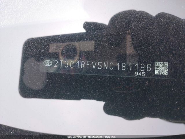 2T3C1RFV5NC181196 Toyota Rav4 Xle Premium
