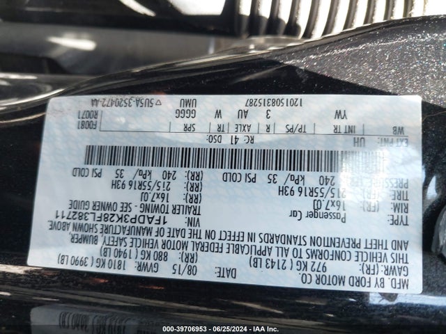 Ford FOCUS SE 2015 1FADP3K28FL382711 Image 9