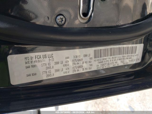 1C6RR7PT1GS114178 RAM 1500 Longhorn