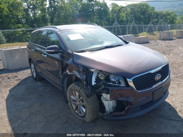 5XYPG4A30GG037483 KIA Sorento 2.4l Lx