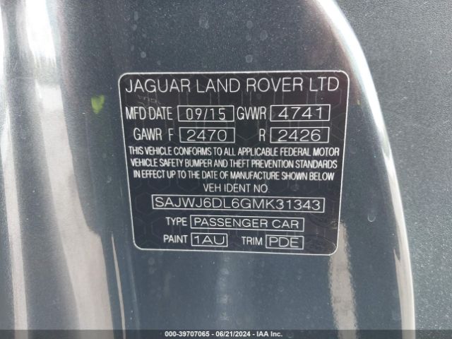 2016 JAGUAR F-TYPE SAJWJ6DL6GMK31343 Photo 8