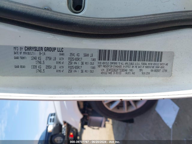 Dodge Journey Sxt 2015 3C4PDDBG2FT538540 Image 9