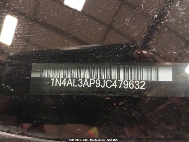Nissan Altima 2.5 Sr 2018 1N4AL3AP9JC479632 Image 9