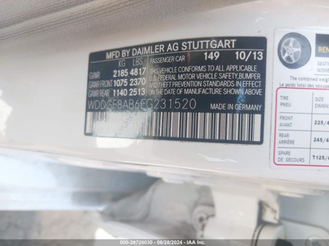 WDDGF8AB6EG231520 Mercedes-Benz C 300 Luxury 4matic/sport 4matic
