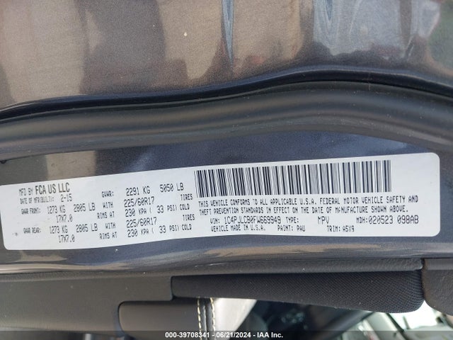 Jeep Cherokee Latitude 2015 1C4PJLCB0FW669949 Image 9