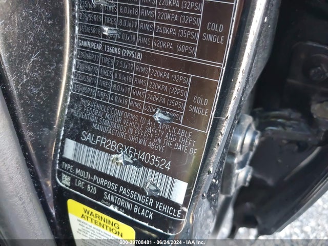 SALFR2BGXEH403524 Land Rover LR2