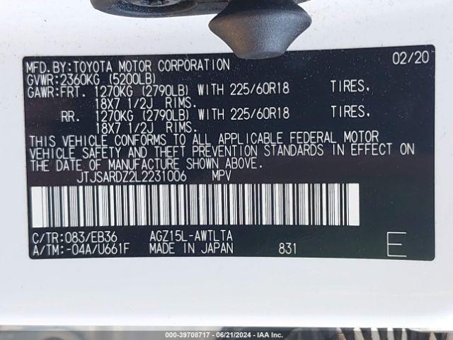 JTJSARDZ2L2231006 Lexus Nx 300 F Sport