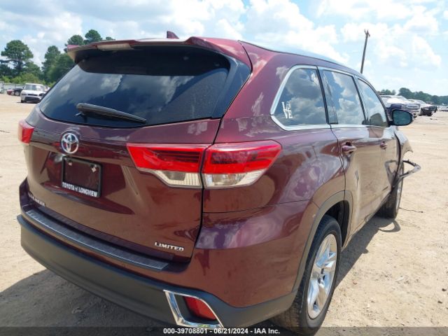 5TDYZRFH0HS197299 Toyota Highlander Limited/ltd Platinum