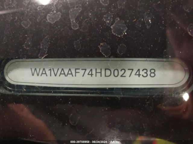 WA1VAAF74HD027438 Audi Q7 3.0t Premium