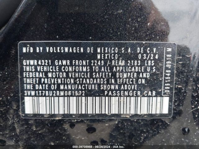 3VW1T7BU2RM061572 Volkswagen Jetta Gli 2.0t Autobahn