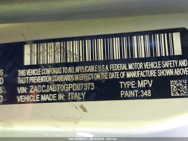 ZACCJABT0GPD07373 Jeep Renegade Latitude