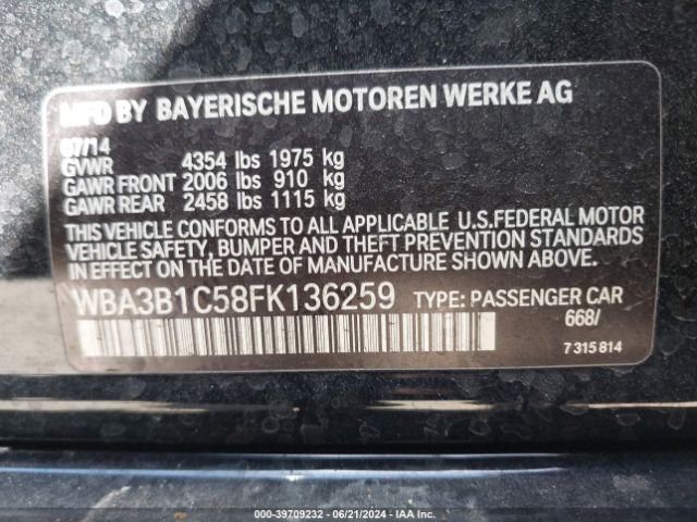 WBA3B1C58FK136259 BMW 320i
