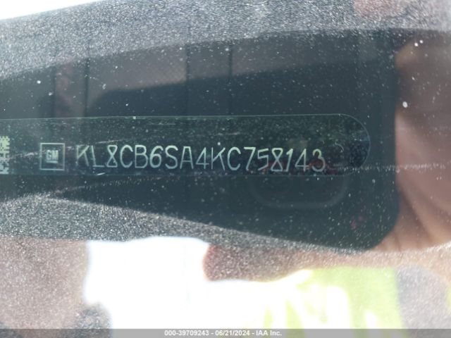 KL8CB6SA4KC758143 Chevrolet Spark Ls Cvt