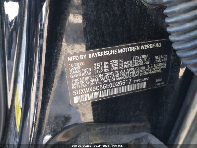 5UXWX9C56E0D25617 BMW X3 Xdrive28i