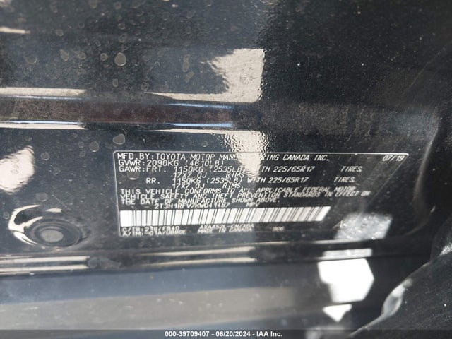 Toyota RAV4 LE 2019 2T3H1RFV7KW041487 Image 9