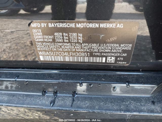 WBA5U7C04LFH30851 BMW 3 Series M340i