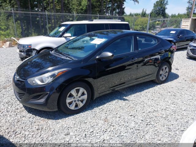 KMHDH4AE4GU512189 Hyundai ELANTRA SE