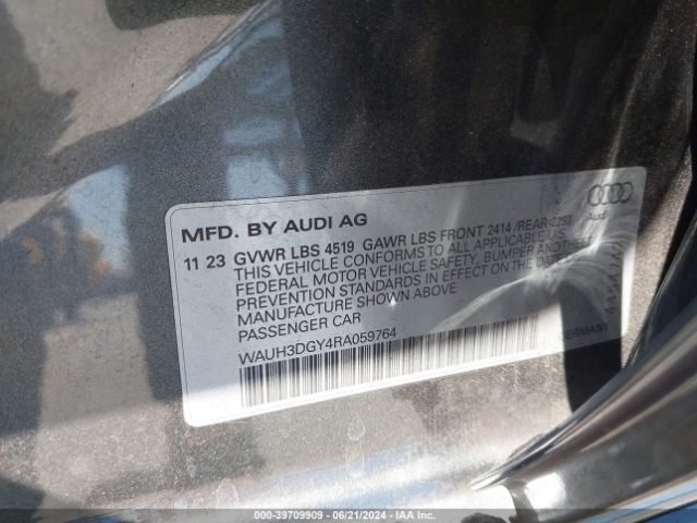 2024 AUDI S3 WAUH3DGY4RA059764 Photo 8