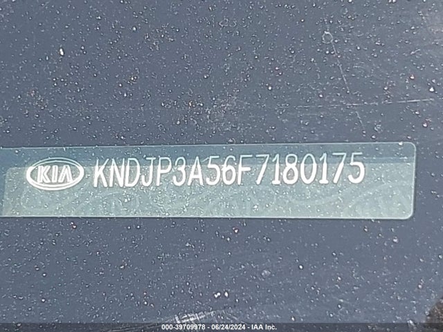 KIA SOUL + 2015 KNDJP3A56F7180175 Image 9