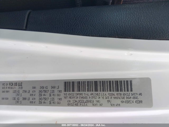 1C4HJXDG3LW284810 Jeep Wrangler Unlimited Sport S 4x4