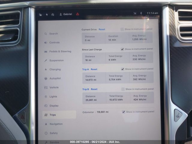 5YJSA1H21EFP63302 Tesla Model S P85d