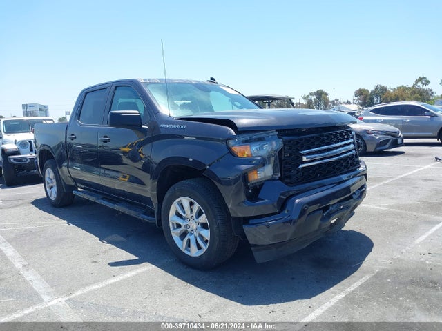 Chevrolet Silverado 1500 2wd  Short Bed Custom 2023 3GCPABEKXPG136384 Image 1