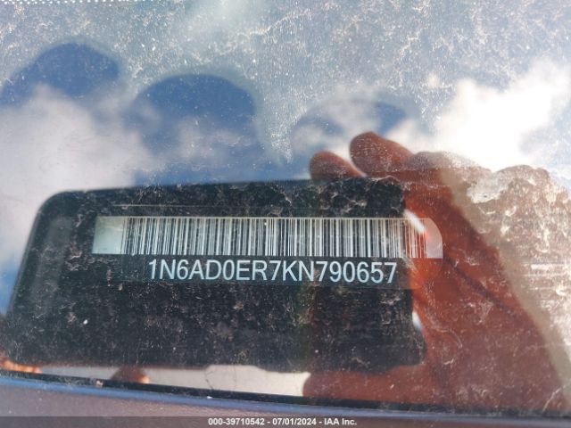 1N6AD0ER7KN790657 Nissan Frontier Sv