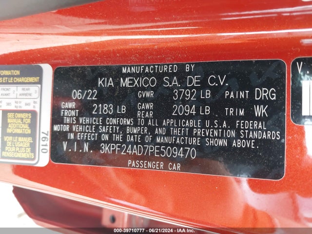 KIA Forte Lxs 2023 3KPF24AD7PE509470 Image 9