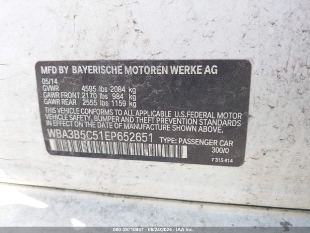 WBA3B5C51EP652651 BMW 328i Xdrive