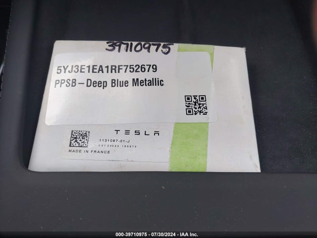 2024 TESLA MODEL 3 5YJ3E1EA1RF752679 Photo 10