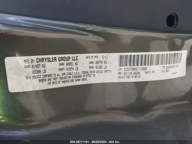 2012 FIAT 500 3C3CFFBRXCT115095 Photo 8