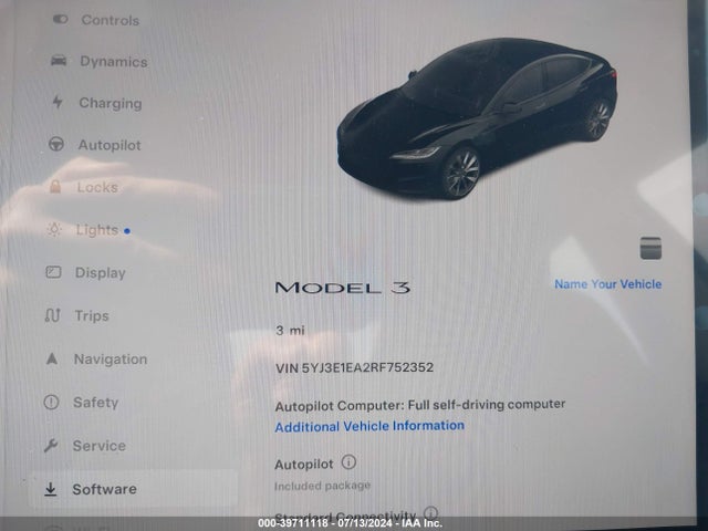 2024 TESLA MODEL 3 5YJ3E1EA2RF752352 Photo 6