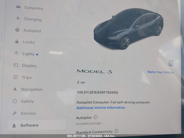 2024 TESLA MODEL 3 5YJ3E1EA5RF750658 Photo 6