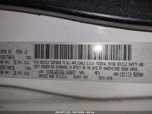 1C4BJWEG3GL163667 Jeep Wrangler Unlimited Sahara