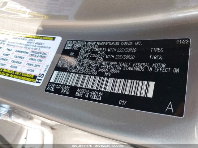 2T2GKCEZ0PC010198 Lexus Nx 350h Premium