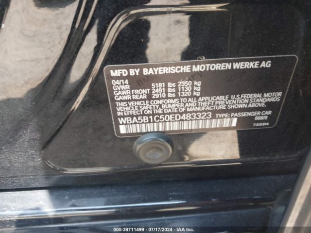 WBA5B1C50ED483323 BMW 535i
