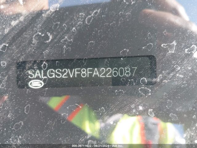SALGS2VF8FA226087 Land Rover Range Rover 3.0l V6 Supercharged Hse